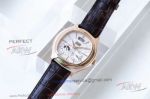 Perfect Replica Piaget Black Tie Goa32017 White Face Rose Gold Case 42mm Watch
